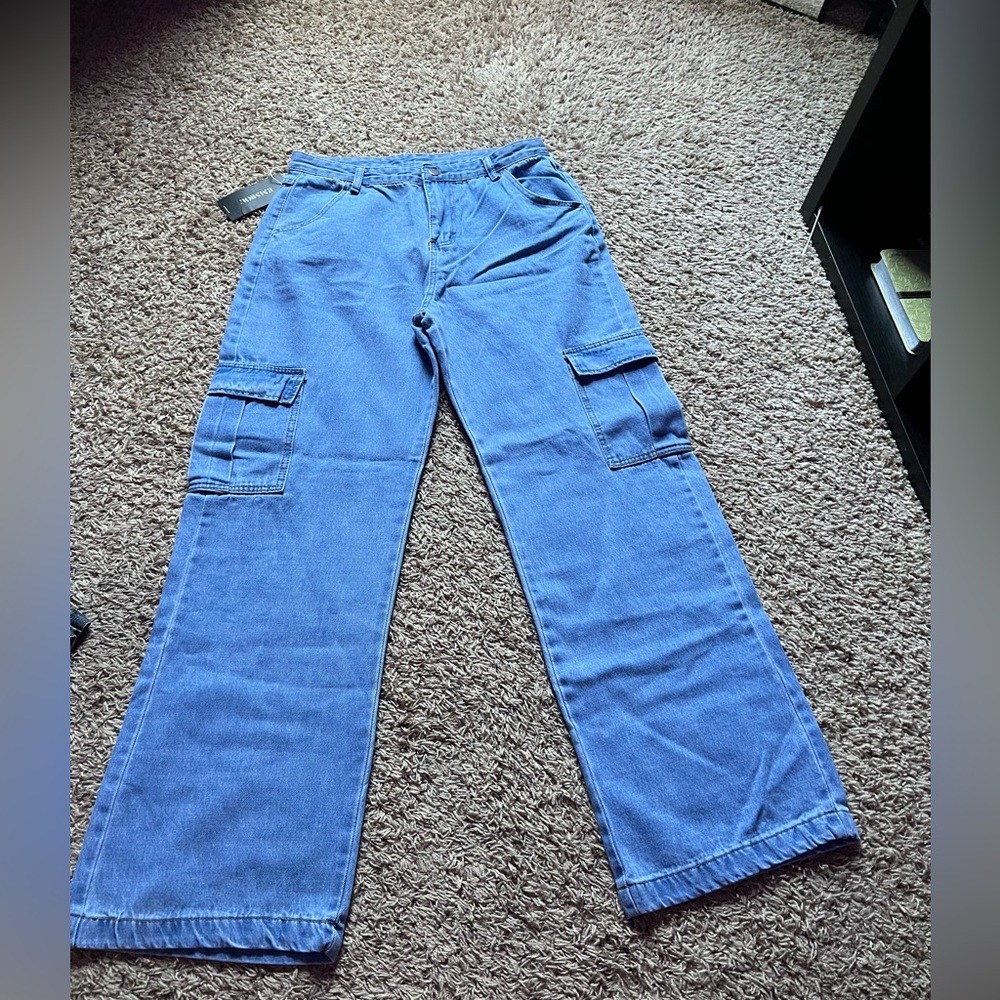 aesthetic cargo jeans